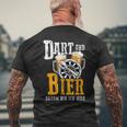 Dart Darter For Dart Player T-Shirt mit Rückendruck Geschenke für alte Männer