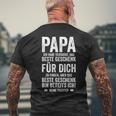 Das Beste Geschenk Bin Ich -Atertag Tochter Papa T-Shirt mit Rückendruck Geschenke für alte Männer