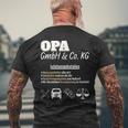 'Das Geschenk Für Den Großfater Opa Gmbh' 'The For The Grandfather Grandpa Gmbh T-Shirt mit Rückendruck Geschenke für alte Männer