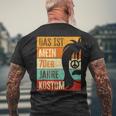 Das Ist Mein 70S Costume 70S Outfit S T-Shirt mit Rückendruck Geschenke für alte Männer