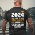 Das Jahr In Dem Leggenden Gesellen Gesellenprüfung T-Shirt mit Rückendruck Geschenke für alte Männer