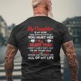 My Daughter My Baby Today Tomorrow And Always Father's Mens Back Print T-shirt Gifts for Old Men