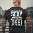 Ddr Ich Hasse Es So Sexy Zu Sein Aber Ich Bin Ossi T-Shirt mit Rückendruck Geschenke für alte Männer