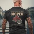 Ddr Schwalbe Kr51 Simson Moped T-Shirt mit Rückendruck Geschenke für alte Männer