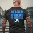 Decker Reported As Eligible Decker Reported As Eligible Men's T-shirt Back Print Gifts for Old Men