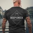 Deep Creek Lake Maryland Men's T-shirt Back Print Gifts for Old Men