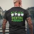 Dental Squad Leprechaun Th Happy St Patrick's Day Dentist Men's T-shirt Back Print Gifts for Old Men