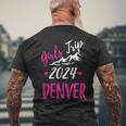 Denver Girls Trip 2024 Vacation Bachelorette Men's T-shirt Back Print Gifts for Old Men