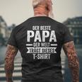 Der Beste Papa Der Welt S T-Shirt mit Rückendruck Geschenke für alte Männer