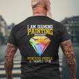 Diamond Painting Lover Tools Pen Diamond Artist Painter Men's T-shirt Back Print Gifts for Old Men