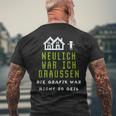 Die Grafik War Nicht So Geil T-Shirt mit Rückendruck Geschenke für alte Männer