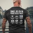 Die Ich In Meiner Freizeit Mache Quail T-Shirt mit Rückendruck Geschenke für alte Männer