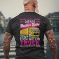 Dieses Trucker Babe Shows Euch Wie Ein Truck Gefahren Wird T-Shirt mit Rückendruck Geschenke für alte Männer