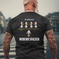 Be Different Sagt Die Möwe Moin Ihr Spacken North German T-Shirt mit Rückendruck Geschenke für alte Männer