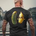 Dill Pickle Dilly Pickle Kosher Dill Lover Baby Banana Boy Men's T-shirt Back Print Gifts for Old Men