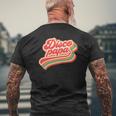Disco Papa Vintage 1970S Groovy Rainbow Retro Matching Mens Back Print T-shirt Gifts for Old Men