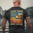 I Got That Dog In Me Hot Dogs Combo 4Th Of July Retro Men's T-shirt Back Print Gifts for Old Men
