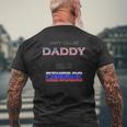 Don't Call Me Daddy Call Me Comrade Russian Flag Mens Back Print T-shirt Gifts for Old Men