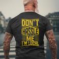 Don't Hassle Me I'm Local About Bob Blue What About Bob Men's T-shirt Back Print Gifts for Old Men