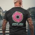 Donut Daddoughnut Dad Tee Dad Mens Back Print T-shirt Gifts for Old Men