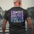 In My Double Digits Era Retro 10 Year Old 10Th Birthday Men's T-shirt Back Print Gifts for Old Men