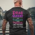Drag Queen For Drag Performer Drag Queen Community Men's T-shirt Back Print Gifts for Old Men