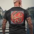 Dragon Of Katsushika Hokusai T-Shirt mit Rückendruck Geschenke für alte Männer