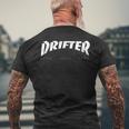 Drifter Drift Drifting Racing Camiseta Hombre Estampado Espalda Regalos para ancianos