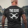 The Drone Mastergift Flying Drones Pilot Dad Son Mens Back Print T-shirt Gifts for Old Men