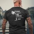 Du Muss Hard Sen Wenn Der Jungle Weine Black T-Shirt mit Rückendruck Geschenke für alte Männer