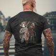 Dune Paul Atreides Schimatic Poster T-Shirt mit Rückendruck Geschenke für alte Männer