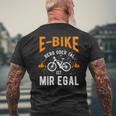 E-Bike Bicycle E Bike Electric Bicycle Man Slogan T-Shirt mit Rückendruck Geschenke für alte Männer