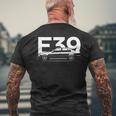 E39 5 Series Car Silhouette Men's T-shirt Back Print Gifts for Old Men