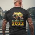 Earth Day 52Nd Anniversary 2022 Elephant Environmental Mens Back Print T-shirt Gifts for Old Men