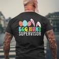 Easter Egg Hunting Supervisor Parents Men's T-shirt Back Print Gifts for Old Men