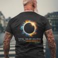 Eclipse Solar Total April 8 2024 Carbondale Illinois Eclipse Men's T-shirt Back Print Gifts for Old Men