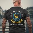 Education Is Important Water Polo Is Importanter Men's T-shirt Back Print Gifts for Old Men