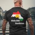 Efrin Dile Kurdistane T-Shirt mit Rückendruck Geschenke für alte Männer