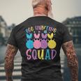 Egg Hunting Squad Crew Family Happy Easter Bunny Men's T-shirt Back Print Gifts for Old Men