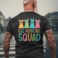 Egg Hunting Squad Crew Family Happy Easter Bunny Men's T-shirt Back Print Gifts for Old Men