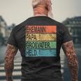 Ehemann Papa Großvater Heldaterintage Geschenkatertag T-Shirt mit Rückendruck Geschenke für alte Männer