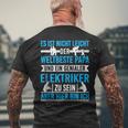 Elektriker Papa Spruch Genialer Elektronikerater T-Shirt mit Rückendruck Geschenke für alte Männer