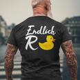 Endlich Retirement T-Shirt mit Rückendruck Geschenke für alte Männer