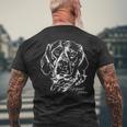 Epagneul Breton Perros Perros Perros Caza Perro Deportrait Camiseta Hombre Estampado Espalda Regalos para ancianos