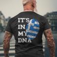 Es Ist In My Dna Greek Genetics Greek Roots T-Shirt mit Rückendruck Geschenke für alte Männer