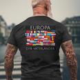 Europe Der Faterländer Anti-Eu T-Shirt mit Rückendruck Geschenke für alte Männer