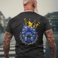 European Union Dog Pride European Union Flag Eu Dna Souvenir Men's T-shirt Back Print Gifts for Old Men