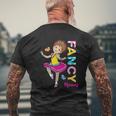 Fancy Nancy Dancing With Nancy Mens Back Print T-shirt Gifts for Old Men