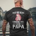 Father Father's Day Children's Ich Hab Dich Ganz Doll Ich S T-Shirt mit Rückendruck Geschenke für alte Männer