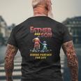 Father And Son Riding Partner For Life Mens Back Print T-shirt Gifts for Old Men